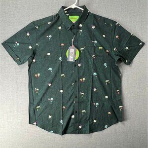 RSVLTS x Invader Zim Invaders from Irk KUNUFLEX Short Sleeve Shirt Mens 2XL NWT
